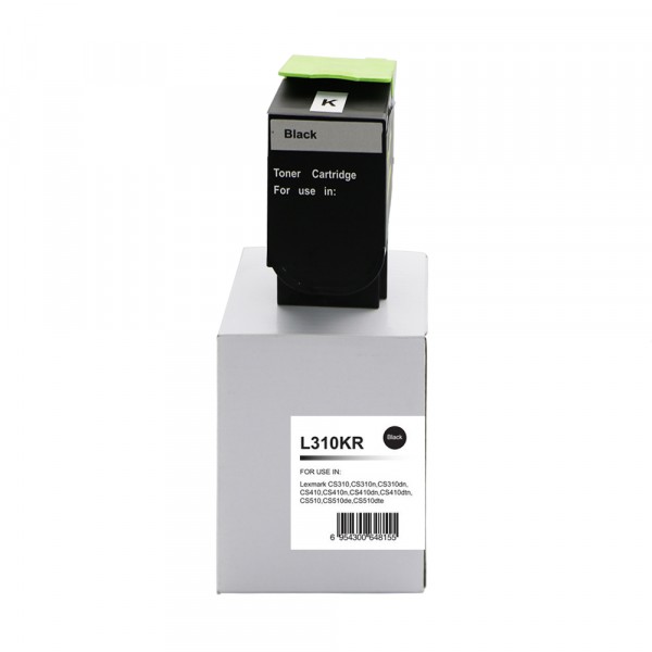 Value Remanufactured Lexmark CS310 Black Toner 70C2HK0 702HK also for 700H1