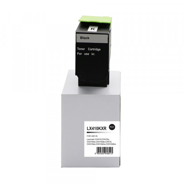 Value Remanufactured Lexmark CX410 High Yield Black Toner 80C2HK0 802HK
