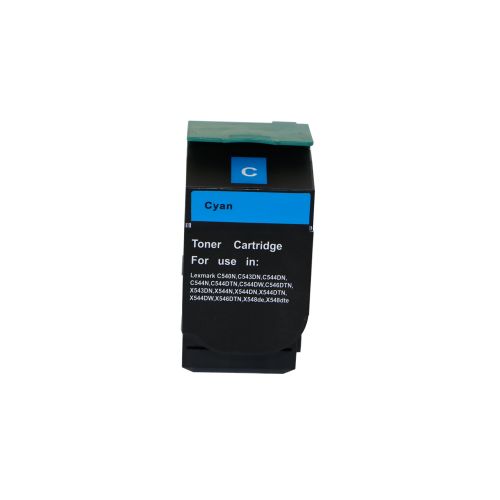 Value Remanufactured Lexmark C544 High Yield Cyan Toner C544XICG C544x2CG