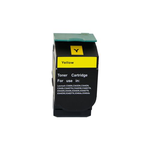 Value Remanufactured Lexmark C544 High Yield Yellow Toner C544XIYG C544x2YG