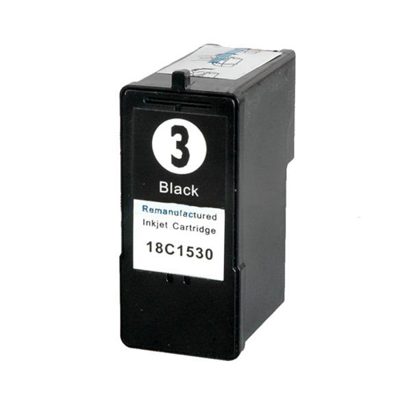 Value Remanufactured Lexmark X2580 18C1530E Black Ink Cartridge No 3 [R-LX3(18C1530)]