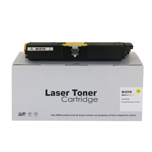 Value Remanufactured Konica Minolta Bizhub C10 Yellow Toner TN212m also for AOOW172