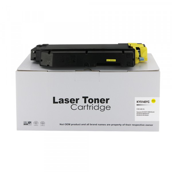 Value Compatible Kyocera TK5140Y Yellow Toner