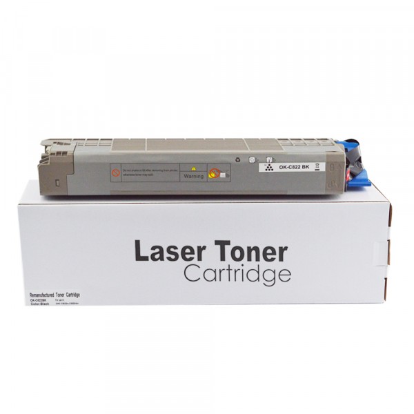 Value Remanufactured OKI C822 Black Toner 44844616
