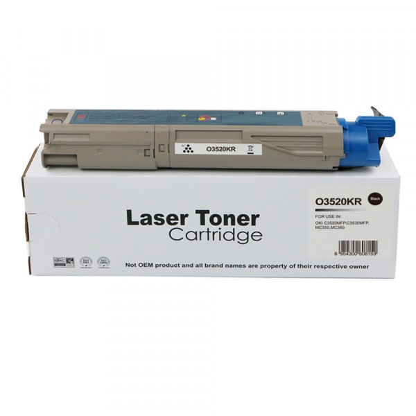 Value Remanufactured OKI C3520 Black Toner 43459324