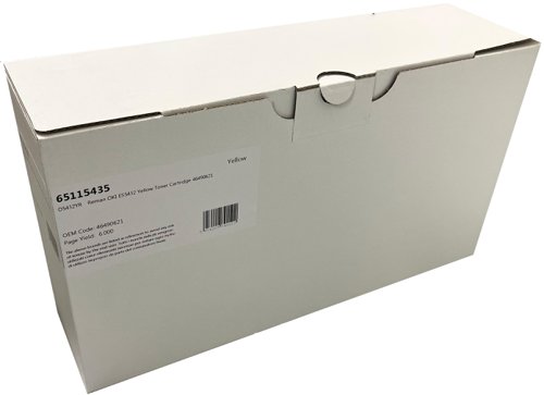 Value Remanufactured OKI ES5432 Yellow Toner Cartridge 46490621