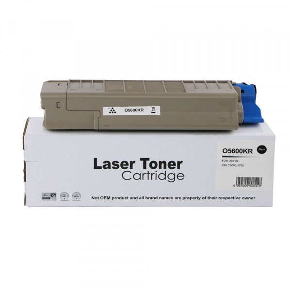 Value Remanufactured OKI C5600 Standard Black Toner 43324408
