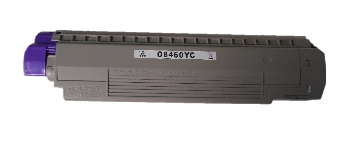 Value Remanufactured OKI ES8460 Yellow Toner 44059229