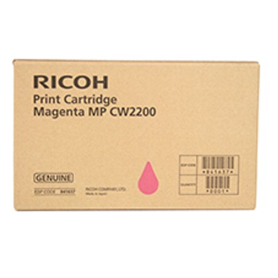 Ricoh MPCW2200 Magenta Ink Cartridge 841637