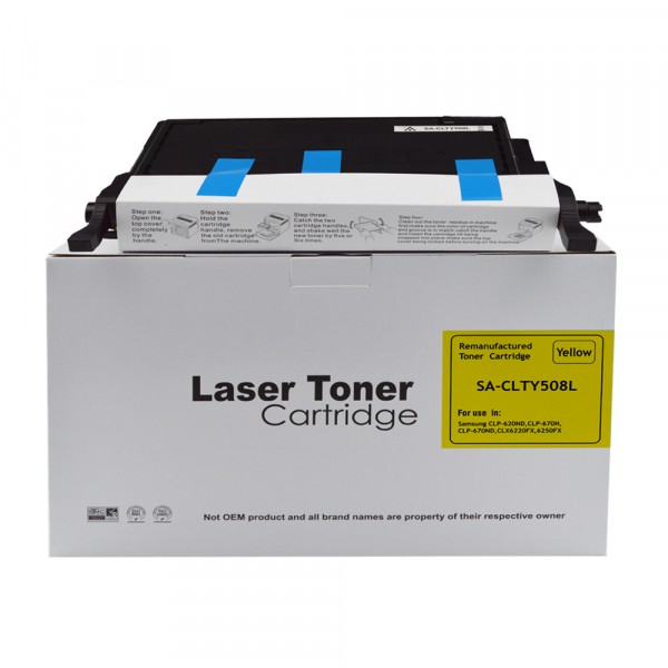 Value Remanufactured Samsung CLP620 High Yield Yellow Toner CLT-Y5082L HP SU532A