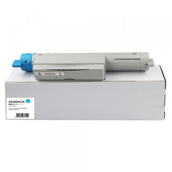 Value Remanufactured Xerox Phaser 6360 Cyan High Yield Toner 106R01218