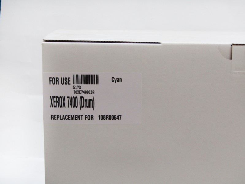 Value Remanufactured Xerox PHASER 7400 Cyan Drum Unit 108R00647