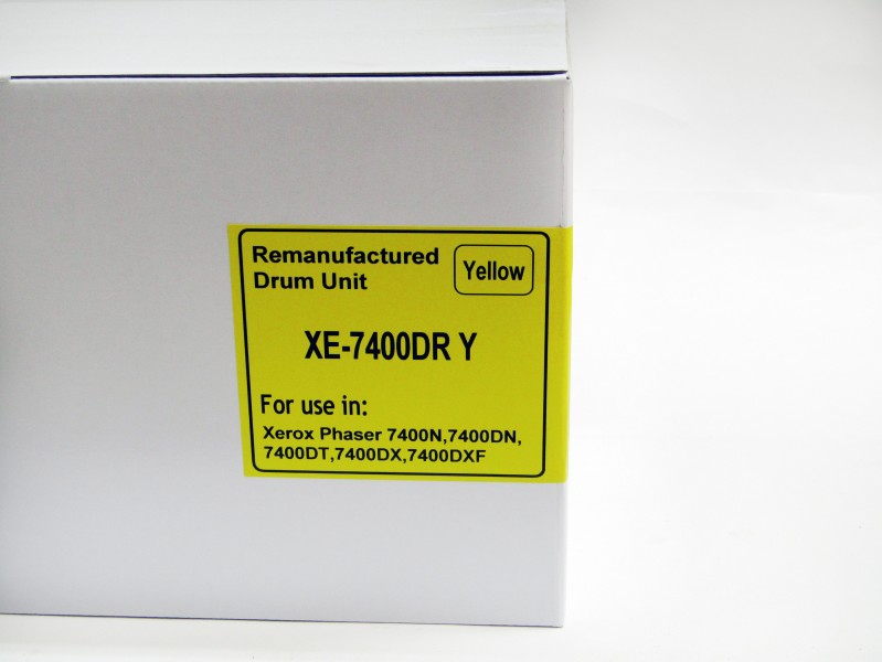 Value Remanufactured Xerox PHASER 7400 Yellow Drum Unit 108R00649