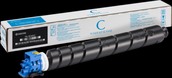 Kyocera TK8345C Cyan 12000 Pages Original Toner 1T02L7CNL0