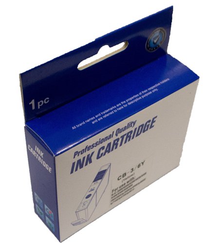 Value Compatible Canon BJC3000 BCI3Y Yellow Ink Cartridge also for BCI-3Y BCI-5Y BCI-6Y [CB-3Y] alternative image 1