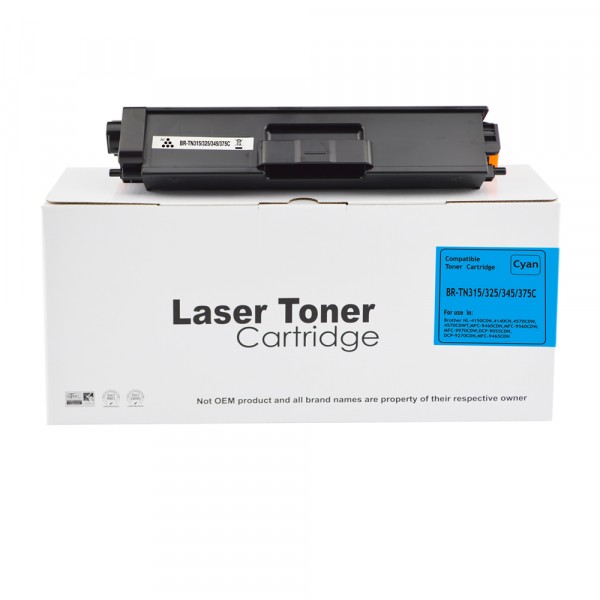 Value Remanufactured Brother TN325C Cyan Toner Cartridge