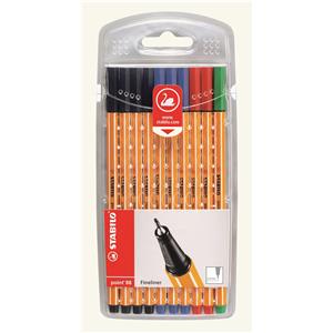 Stabilo Point 88 Fineliner Office Colours [Pack of 10]