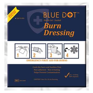 Blue Dot Burn Dressing 100x100mm (Pack 10) - 1047199