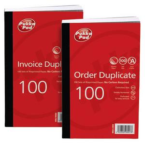 Value Duplicate Order Book Pre-Printed 210x130mm [Pack of 5]