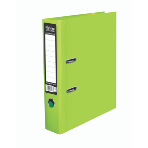 Pukka Brights Lever Arch File Laminated Paper on Board A4 70mm Green [Pack of 10]