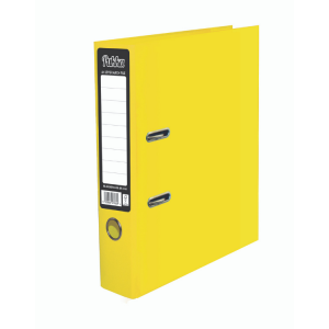 Pukka Brights Lever Arch File Laminated Paper-on-Board A4 70mm Yellow [Pack of 10]