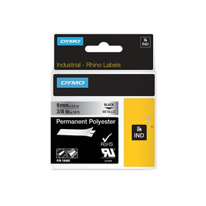 Dymo 18485 9mm Metallized Tape - S0718170 alternative image 1