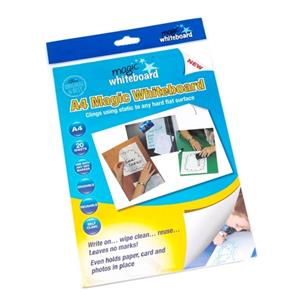 Magic Whiteboard Sheets A4 White [Pack of 20]