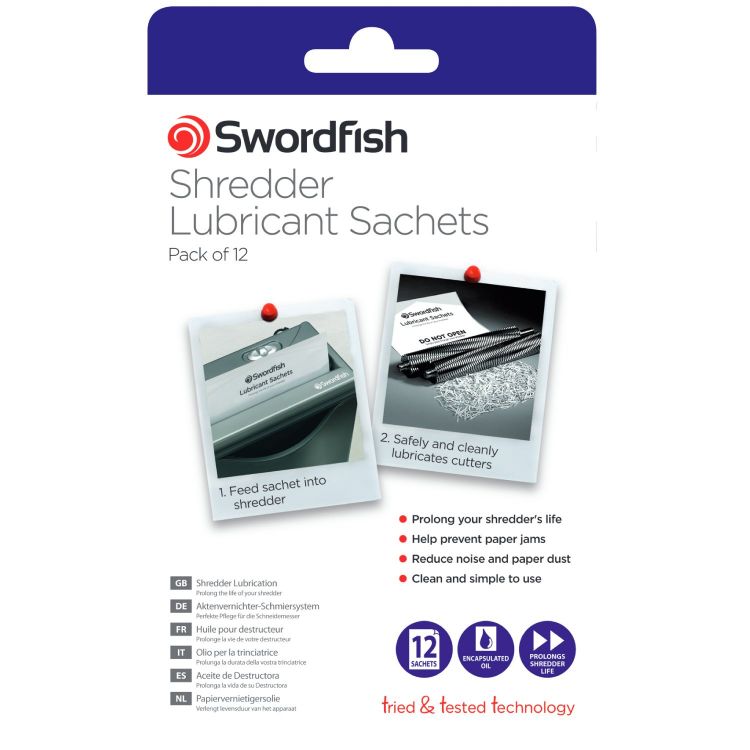 Swordfish Shredder Lubricant Sachets [Pack of 12]