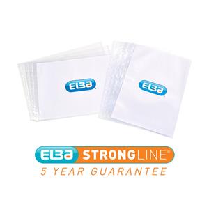 Oxford Embossed Punched Pockets A3 Portrait Clear Spine [Pack of 25]