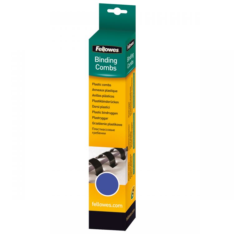 Fellowes Binding Combs 10mm Blue [Pack of 25]
