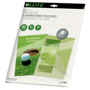 Leitz iLAM Premium Laminating Pouches A4 80 Micron [Pack of 25]