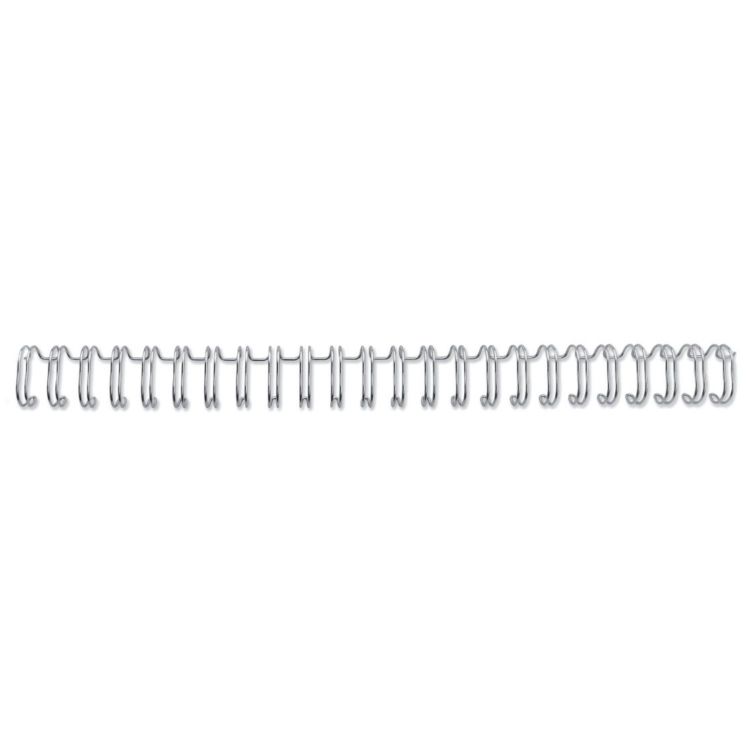 GBC 4400028 8mm A5 Silver Wire Binders