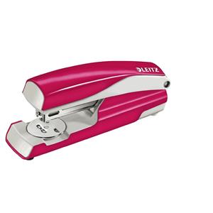 Leitz NeXXt WOW Metal Office Stapler Pink Metallic