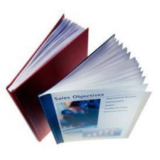 Leitz Softcover Linen Finish 7mm Cover Boards Blue [Pack of 10]