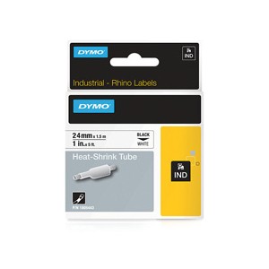 Dymo 1805443 24mm White Heat Shrink Tube