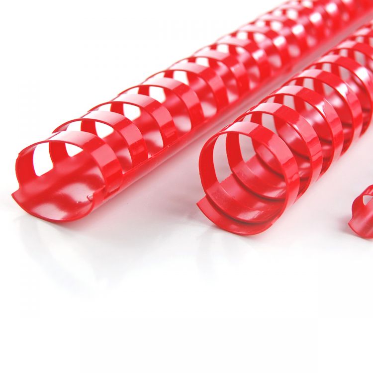 GBC 4028213 CombBind Binding Combs 6mm Red [Pack of 100]