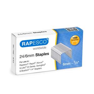 Rapesco 24/6mm Staples [Pack of 1000]
