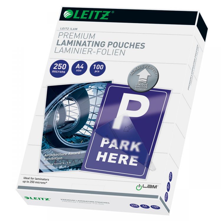 Leitz 74840000 A4 UDT iLAM 2x250 Micron Pouch [Pack of 100]