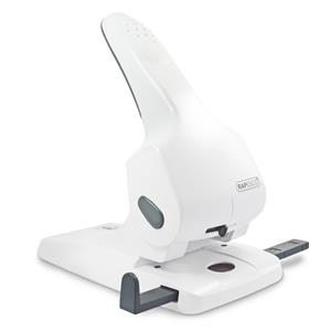 Rapesco Zero 65 Punch 2-Hole Heavy-Duty Hole Punch White