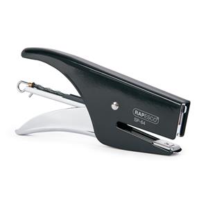 Rapesco SP64 Plier 12-Sheet Black and Chrome