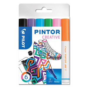 Pilot Pintor Fine Paint Markers Creative Colours [Pack of 6]