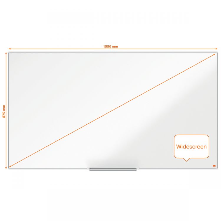 Nobo Impression Pro 1550x870mm Widescreen Nano Clean Magnetic Whiteboard