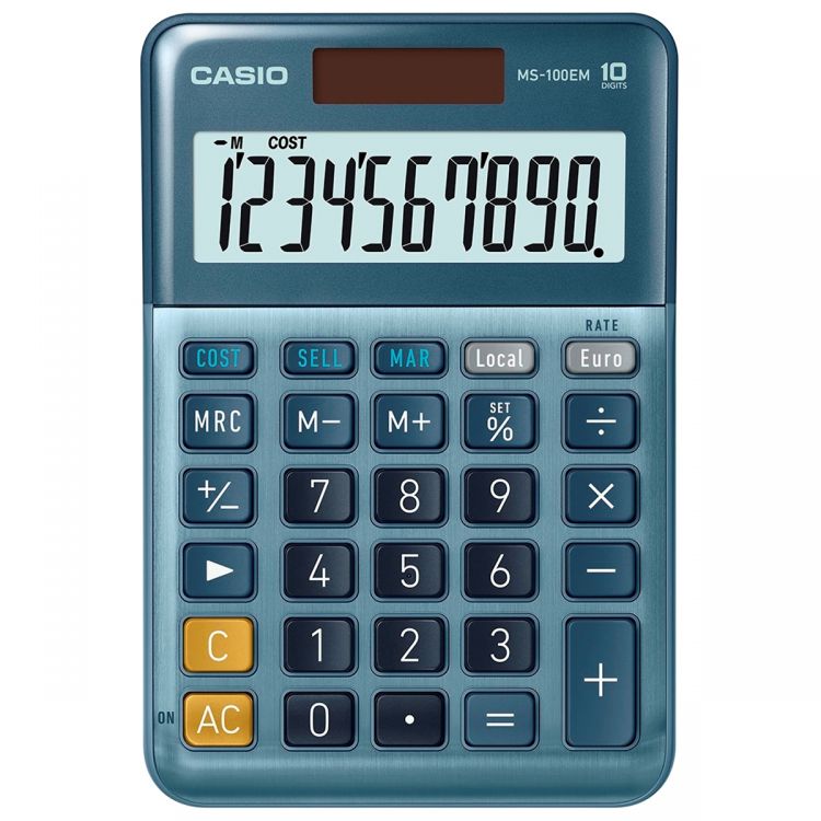 Casio MS-100EM Extra Large Display Calculator