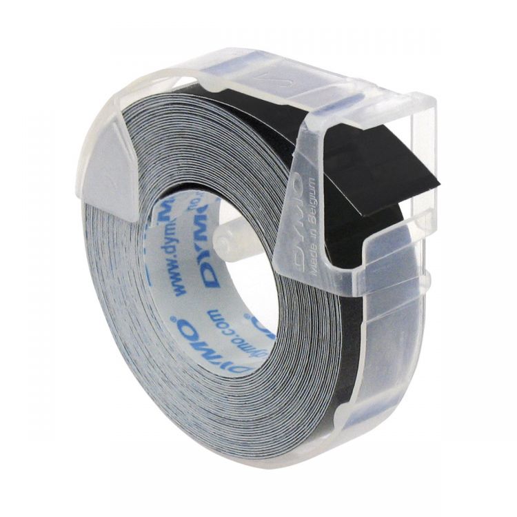 Dymo 520109 White on Black Embossing Tape