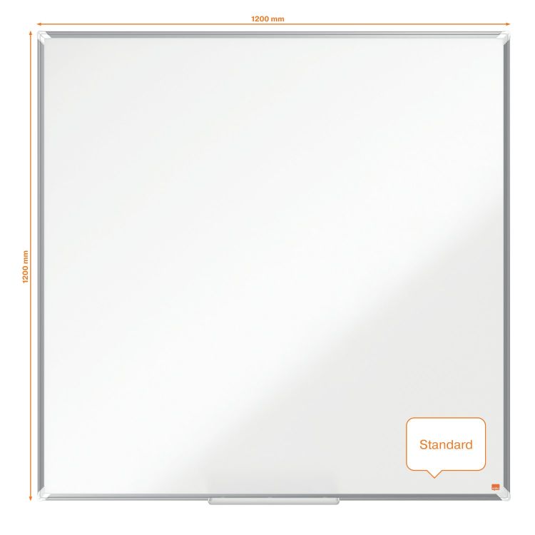 Nobo Premium Plus Steel Magnetic Whiteboard 1200x1200mm