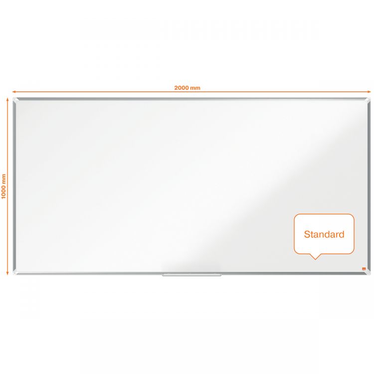 Nobo Premium Plus Steel Magnetic Whiteboard 2000x1000mm