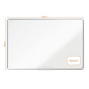 Nobo Premium Plus Melamine Whiteboard 1500x1000mm