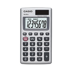 Casio HS-8VA Handheld Calculator 8-Digit