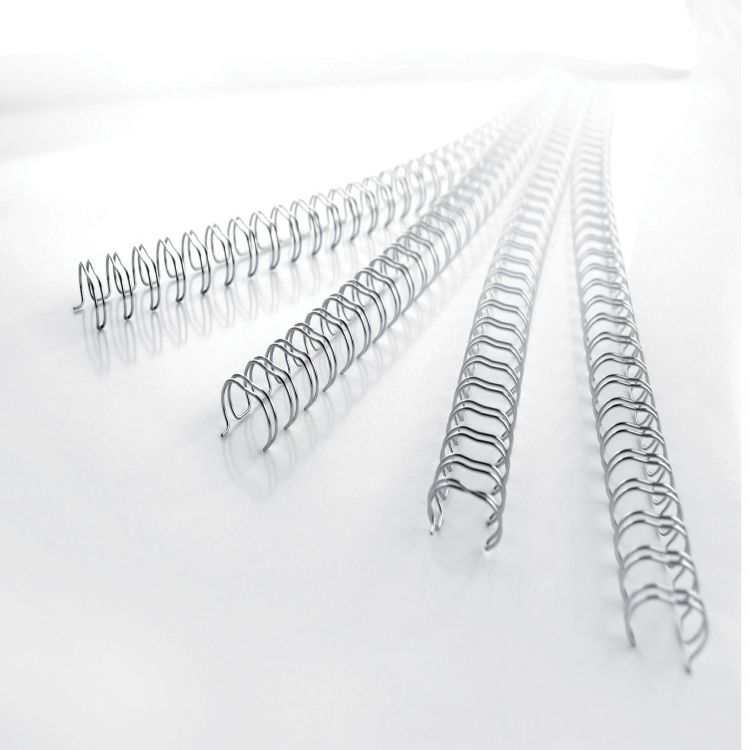 GBC RG810870 White 12.5mm A4 White Binding Wires [Pack of 100]