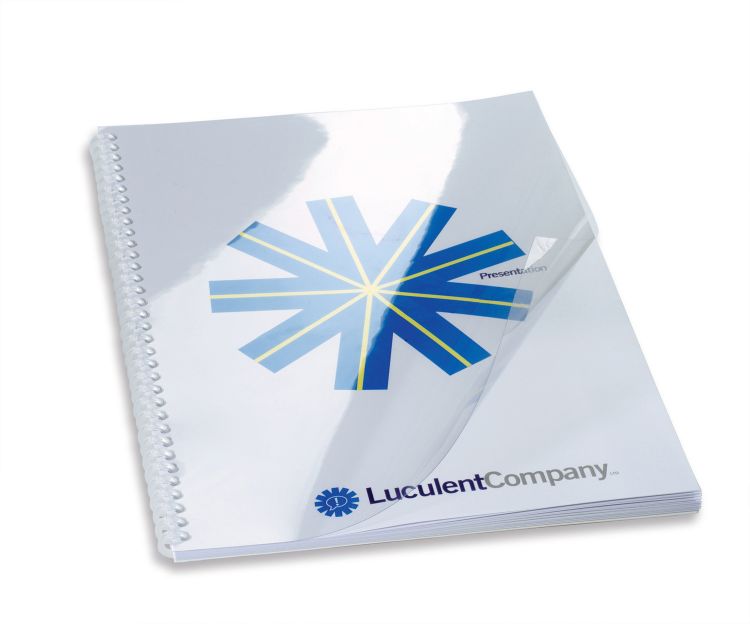 GBC Hi-Clear Binding Cover 240 micron A3 Clear [Pack of 100]